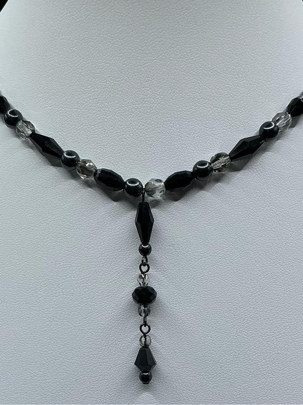 BLAIR DEMINICO GLASS BEAD DAINTY LARIAT NECKLACE